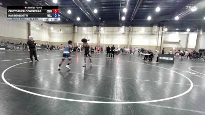 132 lbs Round Of 16 - Cristopher Contreras, Cowboy Wrestling Club vs Kai Benedetti, Wellington Wrestling