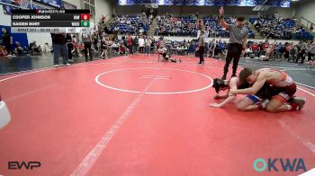 92-98 lbs Consolation - Cooper Johnson, Raw Wrestling Club vs Kaiden Burt, Wagoner Takedown Club