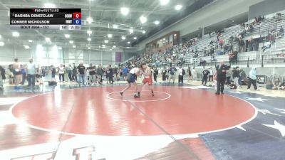 157 lbs Cons. Round 3 - Dashba Denetclaw, CNWC Concede Nothing Wrestling Club vs Conner Nicholson, Inland Northwest Wrestling Training Center