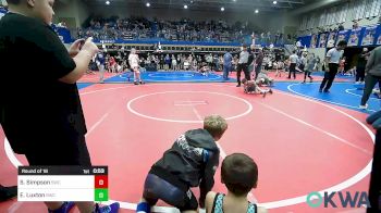 49 lbs Round Of 16 - Sawyer Simpson, Salina Wrestling Club vs Everett Luxton, Bartlesville Wrestling Club