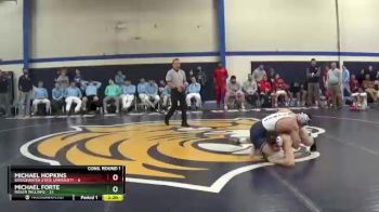 157 lbs Quarters & Wb (16 Team) - Michael Forte, Roger Williams vs Michael Hopkins, Bridgewater State University