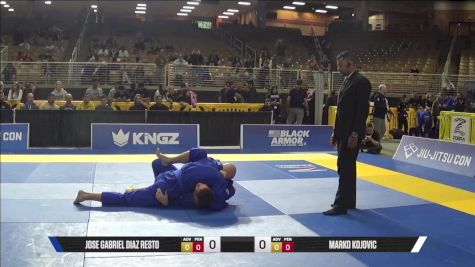 Marko Kojovic vs Jose Gabriel Diaz Resto 2025 Pan Jiu Jitsu IBJJF Championship