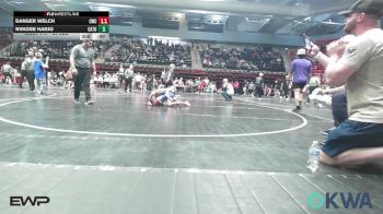 52 lbs Round Of 16 - Aspen Shelton, Team Tulsa Wrestling Club vs Lane Pankaskie, Claremore Wrestling Club