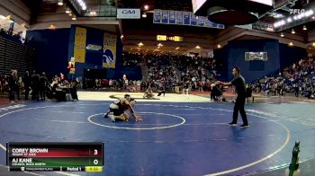 106 lbs Cons. Round 6 - AJ Kane, Council Rock North vs Corey Brown, Mount St Joes