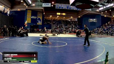 106 lbs Cons. Round 6 - AJ Kane, Council Rock North vs Corey Brown, Mount St Joes