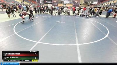 105 lbs Quarterfinal - Carver Crippen, IA vs Eyston Racine, ND