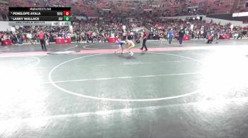95 lbs 3rd Place Match - Laney Wallace, Saint Croix Falls vs Penelope Ayala, Team Nazar Training Center
