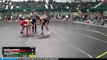 157 lbs Cons. Semi - Ramiro Guerrero, Olivet College vs Nick Abounader, Cleveland State