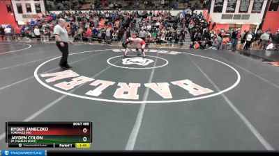 145 lbs Quarterfinal - Jayden Colon, St. Charles (EAST) vs Ryder Janeczko, YORKVILLE (HS)