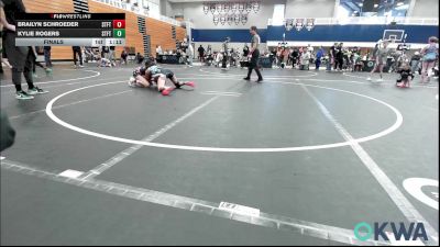 110 lbs Final - Brailyn Schroeder, Standfast vs Kylie Rogers, Standfast