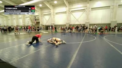 96 lbs Semifinal - Statlyn Williams, Sublime Wrestling Academy vs Kysen Lance, Uintah Wrestling
