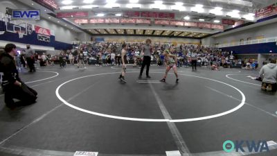 67 lbs Semifinal - Kinsley Ontiveros, Texas Elite vs Walker Diaz, Shelton Wrestling Academy