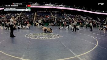 1A 138 lbs Cons. Round 1 - Jaxtyn Virgil, Polk County High School vs Shane Mangroo, Rosewood High School