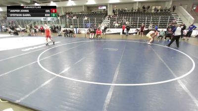 150 lbs Cons. Semis - Jasper Johns, Central Kansas Young Lions Wrestling Club vs Stetson Gabel, Bear Cave Wrestling Club