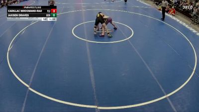 126 lbs Semis & 1st Wrestleback (8 Team) - Jaxsen Draves, Grand Island vs Cadillac Niroomand-Rad, Papillion-La Vista