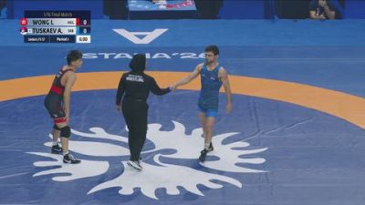 57 kg Qualif. - Isaac Ching Shing Wong, Hong Kong vs Azamat Arturovic Tuskaev, Serbia