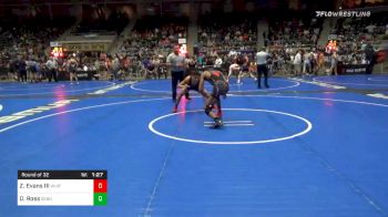 125 lbs Prelims - Zachary Evans III, Whitted Trained vs Damarion Ross, Sebolt Wrestling Academy