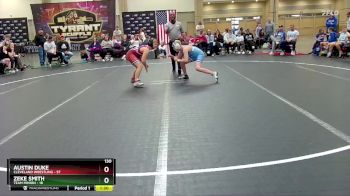 130 lbs Round 1 (8 Team) - Austin Duke, Cleveland Wrestling vs Zeke Smith, Team Minion