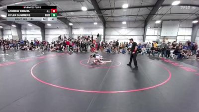 144 lbs Cons. Round 2 - Andrew Benzel, Alliance vs Kyler Summers, Moorcroft