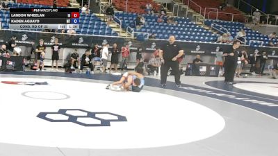 94 lbs Cons. Rd Of 32 - Landon Wheelan, Iowa vs Kaden Aguayo, Montana