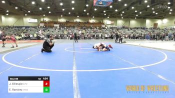 90 lbs Semifinal - Jaxon Gillespie, All-Phase Wrestling vs Ethan Ramirez, Elite Force Wrestling Club