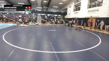 133 lbs Cons. Round 2 - Aamire Gaskins, Arcadia vs Tyler Ratledge, Messiah