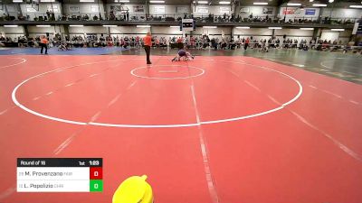 116 lbs Round Of 16 - Marco Provenzano, Fairport vs Luca Popolizio, Christian Brothers Academy