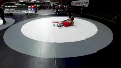 285 lbs Cons. Round 3 - Michael Rivas, Legacy Wrestling Center vs Noah Lopez, South Hills High School Wrestling