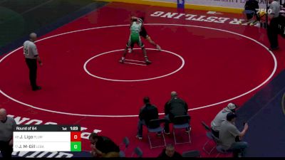 157 lbs Round Of 64 - Jake Ligo, Plum vs Jaden Mongkon-Gill, Lebanon