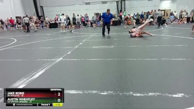 157 lbs Semis (4 Team) - Austin Wheatley, U2 Upstate Uprising vs Jake Robie, 84 Athletes