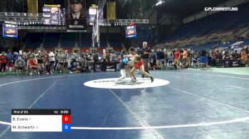 132 lbs Rnd Of 64 - Brian Evans, Utah vs Mosha Schwartz, Colorado