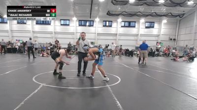130 lbs 3rd Place Match - Isaac Richards, Woodford vs Chase Janawsky, Darkhorse Wrestling