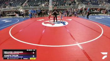 62 lbs Semifinal - Benjamin Jorgensen, Sheridan Wrestling Club vs Kamdyn Taylor, Eastside United Wrestling Club