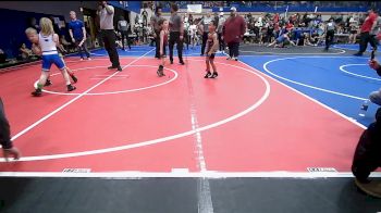 43 lbs Quarterfinal - Kingston Warrior, Wagoner Takedown Club vs Onan McElrath, Owasso Takedown Club