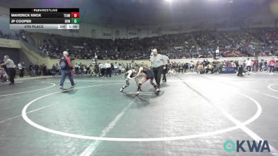 70 lbs Consi Of 8 #2 - Briar Potter, Cushing vs Eric Foust, Keystone Kids Wrestling Club