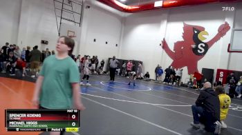 77 lbs Cons. Round 2 - Michael Higgs, Evansville North High School vs Spencer Koenig, T.C Howe