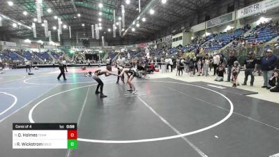 125 lbs Consi Of 4 - Quinten Holmes, Team Pueblo vs River Wickstrom, Dolores