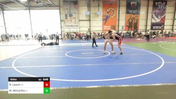 195 lbs Consi Of 8 #2 - Nathan Leach, MA vs Michael McCarthy, FL