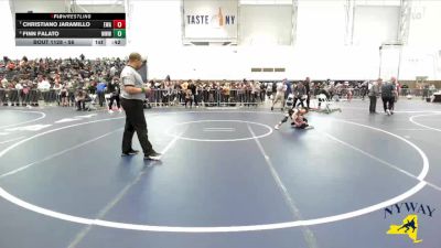 56 lbs Semifinal - Finn Falato, Warrior Warehouse Wrestling vs Christiano Jaramillo, Empire Wrestling Academy