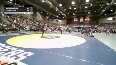 2A 165 lbs Quarterfinal - Logan Keith, San Juan vs Jason Carlisle, Parowan