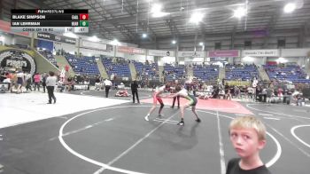 138 lbs Consi Of 16 #2 - Blake Simpson, Eaglecrest WC vs Ian Lehrman, Bear Cave WC