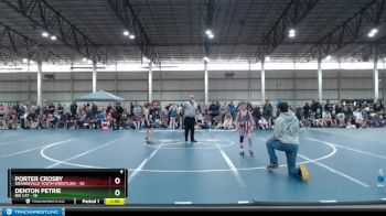 71 lbs Round 3 (4 Team) - Denton Petrie, Big Cat vs Porter Crosby, Grangeville Youth Wrestling