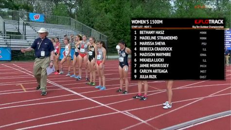 Women's 1500m, Heat 1
