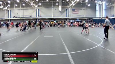 64 lbs Round 5 (6 Team) - Marcus Risk, Capital City WC vs Luca Amato, CTWHALE