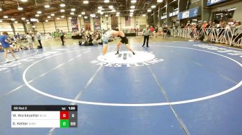 285 lbs Rr Rnd 2 - William Workkoetter, Blue Wave vs Brock Kehler, Quest School Of Wrestling Gold