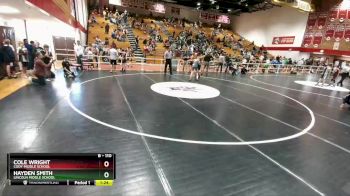 110 lbs 1st Place Match - Hayden Smith, Lincoln Middle School vs Cole Wright, Cody Middle School
