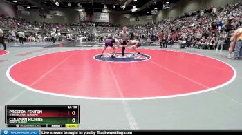 2A 150 lbs Cons. Round 1 - Preston Fenton, Utah Military Academy vs Coleman Richins, North Summit