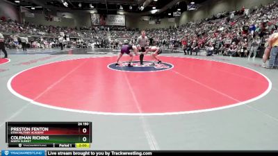 2A 150 lbs Cons. Round 1 - Preston Fenton, Utah Military Academy vs Coleman Richins, North Summit