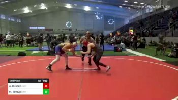 122 lbs 2nd Place - Aj Russell, LWC/Bluestarr vs Max Tafoya, Chaparral WC