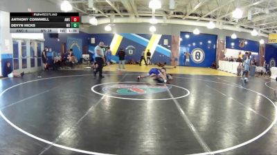 144 lbs Round 4 (8 Team) - Anthony Cornwell, Avalon WC vs Devyn Hicks, Westside Wrestling